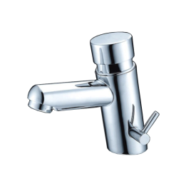 Grifo temporizado lavabo mezclador SANIBER cromo - 09-608