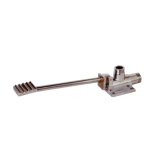 Grifo pedal 1 agua SANIBER cromo - 323