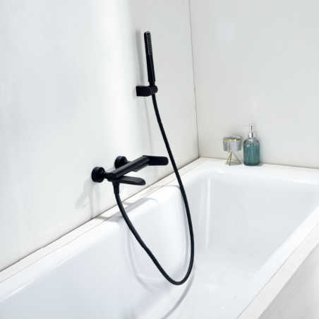 Monomando baño-ducha DINAMARCA negro mate - BDR031-4NG - Imex