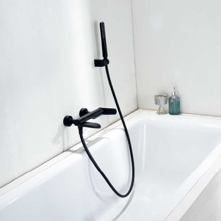 Monomando baño-ducha DINAMARCA negro mate - BDR031-4NG