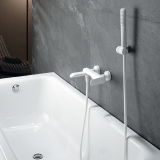 Monomando baño-ducha DINAMARCA blanco mate - BDR031-4BL
