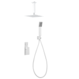 Kit monomando ducha empotrado 2-vías NADI blanco mate - GPN058/BL 1