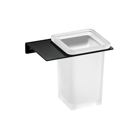 Portavaso pared PLEXO negro - PYP - PL-08NG
