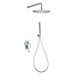 Kit monomando ducha empotrado 2-vías DELOS cromo - GPD055 - Imex