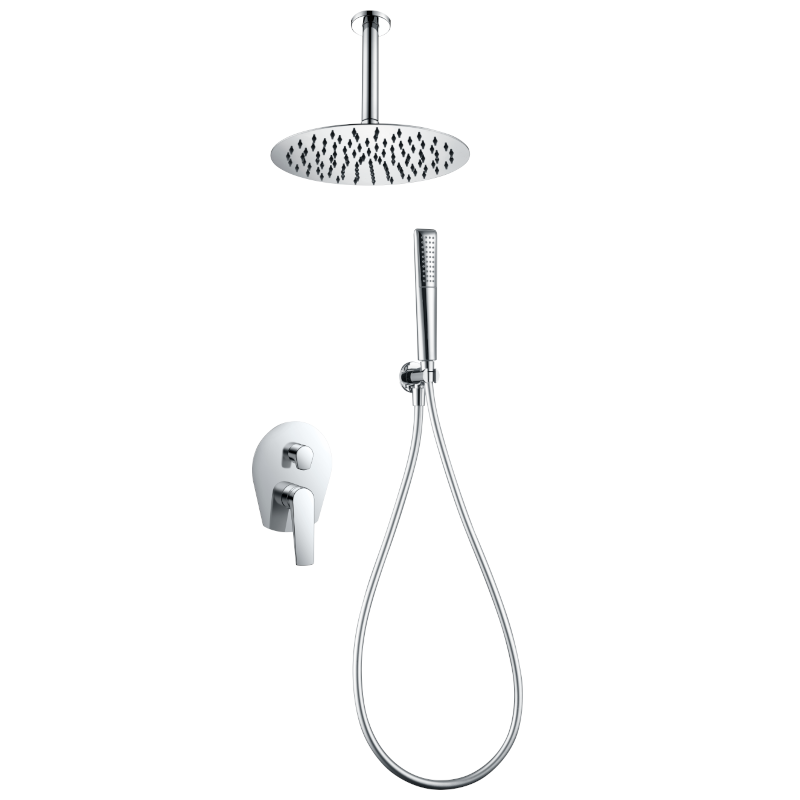 Kit monomando ducha empotrado 2-vías PAROS cromo - GPP057