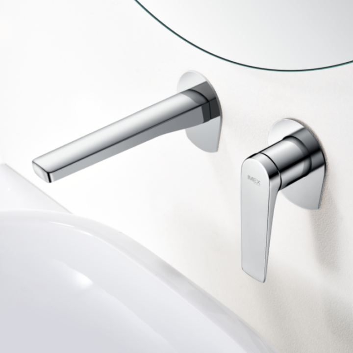 Monomando lavabo empotrado DELOS cromo - GLD055