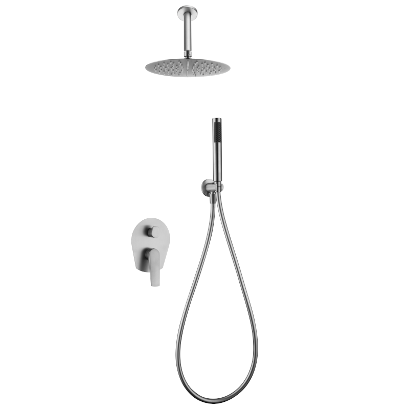 Kit monomando ducha empotrado 2-vías PAROS acero S316 - GPP057/AC