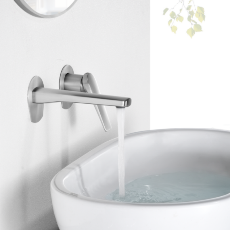 Monomando lavabo empotrado DELOS acero S316 - GLD055/AC