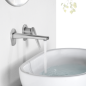 Monomando lavabo empotrado DELOS acero S316 - GLD055/AC