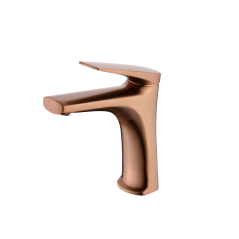 Monomando lavabo DELOS oro rosa cepillado - BDD055-1ORC - Imex
