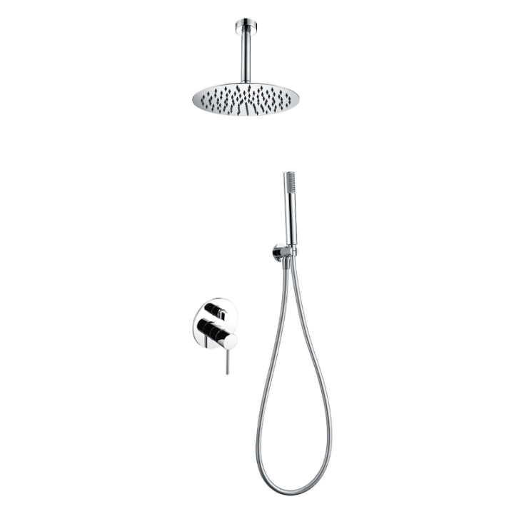 Kit monomando ducha empotrado 2-vías THALOS cromo - GPTS045 1