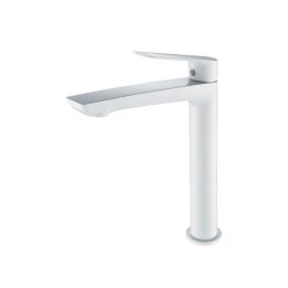 Monomando lavabo alto LUXOR blanco mate - BDX023-3BL