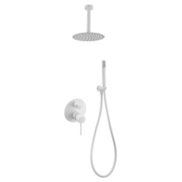 Kit monomando ducha empotrado 2-vías THALOS blanco mate - GPTS045/BL 1