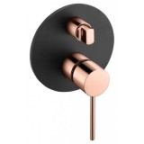 Kit monomando ducha empotrado 2-vías THALOS negro oro rosa - GPTS045/NOR 3