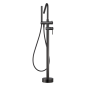 Monomando baño-ducha a suelo CORCEGA black gun metal - BBECO1/BGM