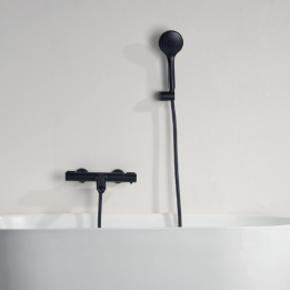 Termostático baño-ducha ECO-KENT negro mate - BTK017-4ECO/NG