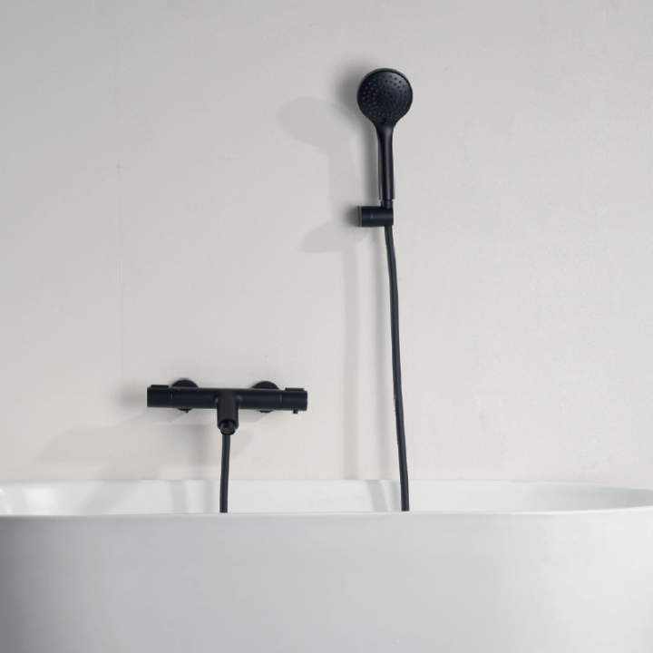 Termostático baño-ducha ECO-KENT negro mate - BTK017-4ECO/NG