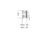 Monomando ducha empotrado 4-vías IMEX negro mate - GSM04V/NG 2