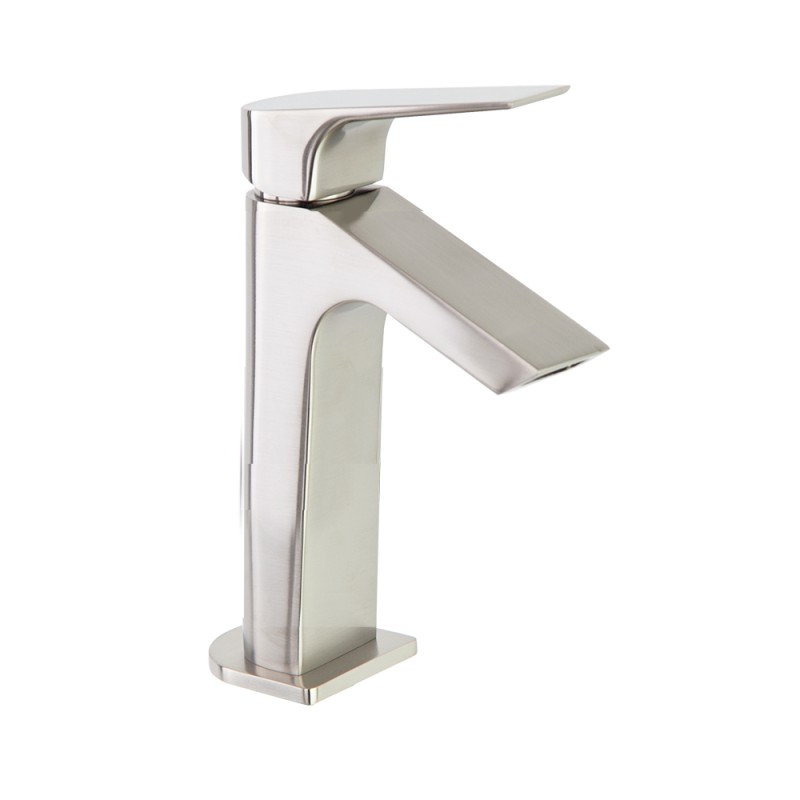 Monomando lavabo cascada URBAN CHIC niquel cepillado - 210101NC