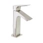 Monomando lavabo cascada URBAN CHIC niquel cepillado - 210101NC