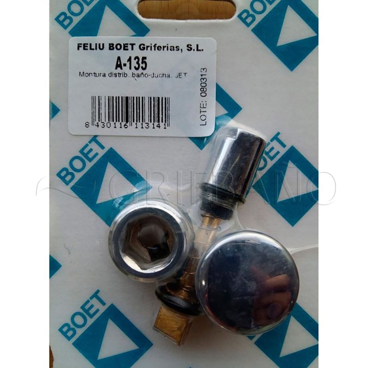 Inversor baño-ducha F.BOET A-135 cromo - A-135 1