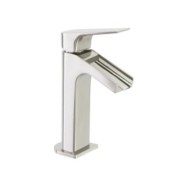 Monomando lavabo cascada abierta URBAN CHIC niquel cepillado - 213101NC