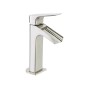 Monomando lavabo cascada URBAN CHIC niquel cepillado - 213101NC