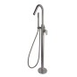 Monomando baño-ducha a suelo URBAN CHIC niquel cepillado - 218503DNC