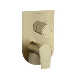 Monomando ducha empotrado 2-vías URBAN CHIC oro cepillado - 211502SOC 1