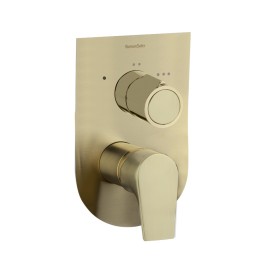 Monomando ducha empotrado 3-vías URBAN CHIC oro cepillado - 211503SOC 1