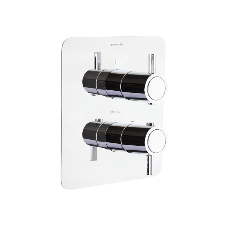 Termostático ducha empotrado 2-Vías ODISEA cromo - 398722S 1