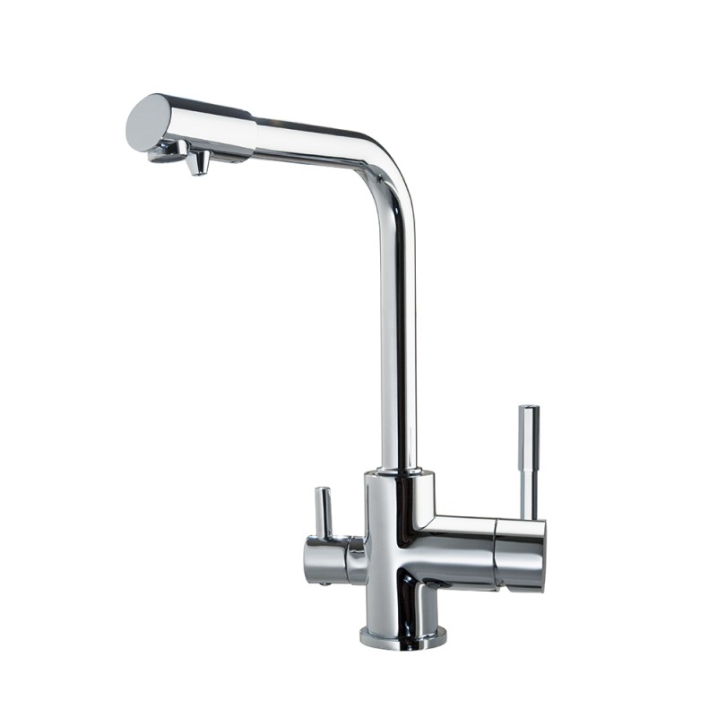 Monomando fregadero caño giratorio PURE WATER cromo - 7589 Monomando fregadero caño giratorio PURE WATER cromo - 7589