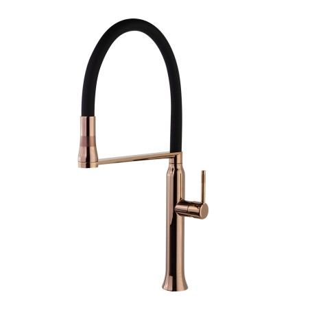 Monomando fregadero caño extraíble MAGNET bronce - 386801MACU