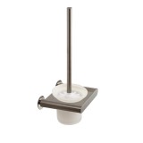 Escobillero pared ERGOS inox cepillado - ESCO01IC 1