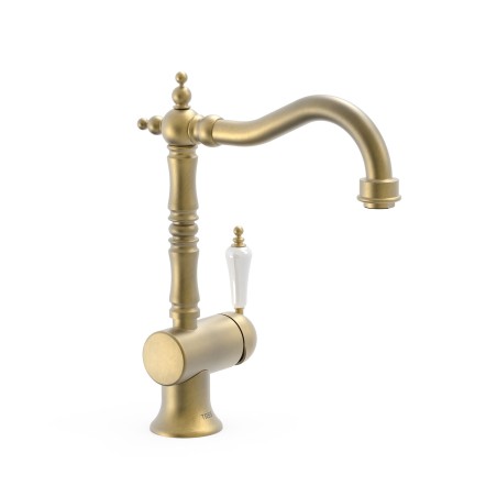Monomando lavabo TRES-CLASIC laton viejo mate - 24210801LM - Tres