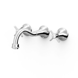 Bimando lavabo empotrado TRES-CLASIC cromo - 24215101 1