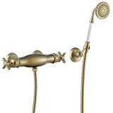 Termostático ducha TRES-CLASIC latón viejo mate - 24216409LM