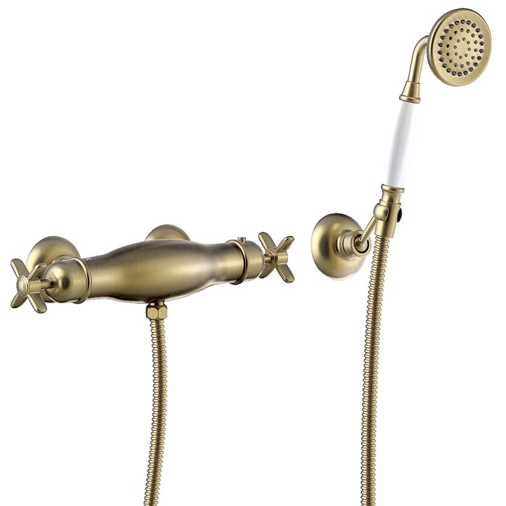 Termostático ducha TRES-CLASIC latón viejo mate - 24216409LM