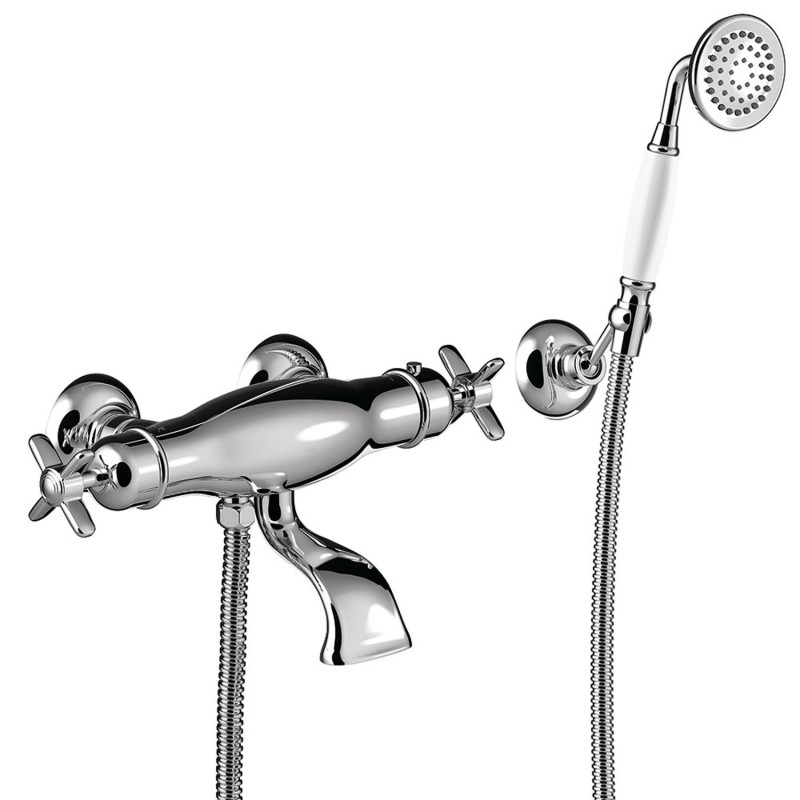 Termostático baño-ducha TRES-CLASIC cromo - 24217409