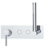 Kit monomando ducha empotrado 2-vías TUBE cromo - 40148 1