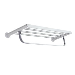 Toallero repisa XL ERGOS cromo - TOAL03 1