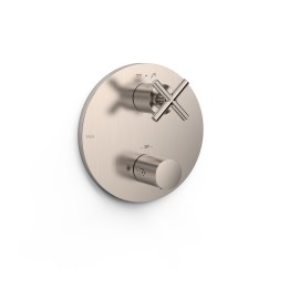 Termostático ducha empotrado 2-Vías MONTBLANC-TRES THERM-BOX acero - 28325001AC 1