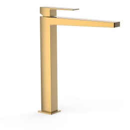Monomando lavabo alto XL SLIM-TRES oro mate - 20210305OM 1