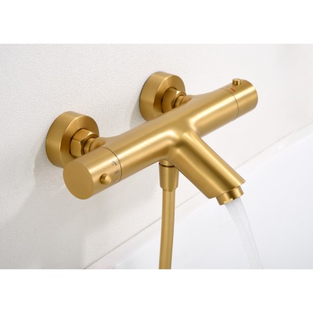 Termostático baño-ducha MONZA oro cepillado - BTM039-4OC