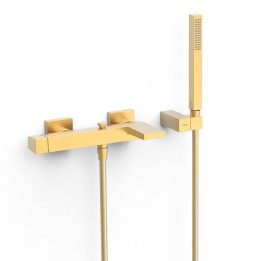 Monomando baño-ducha SLIM-TRES oro mate - 20217001OM 1