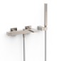 Monomando baño-ducha SLIM-TRES acero - 20217001AC