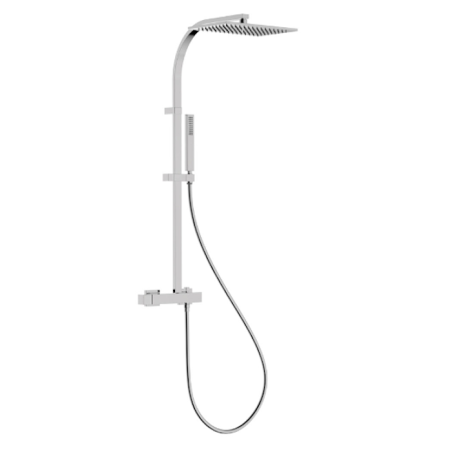 Conjunto monomando ducha SLIM-TRES MURAL cromo - 20219101 - Tres