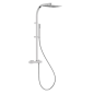 Conjunto monomando ducha SLIM-TRES MURAL cromo - 20219101