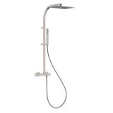 Conjunto monomando ducha SLIM-TRES MURAL acero - 20219101AC 1