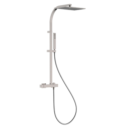 Conjunto monomando ducha SLIM-TRES MURAL acero - 20219101AC- Tres